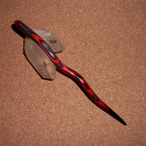 Ketylo Dymondwood Applejack hair stick from Long Haired Jewels